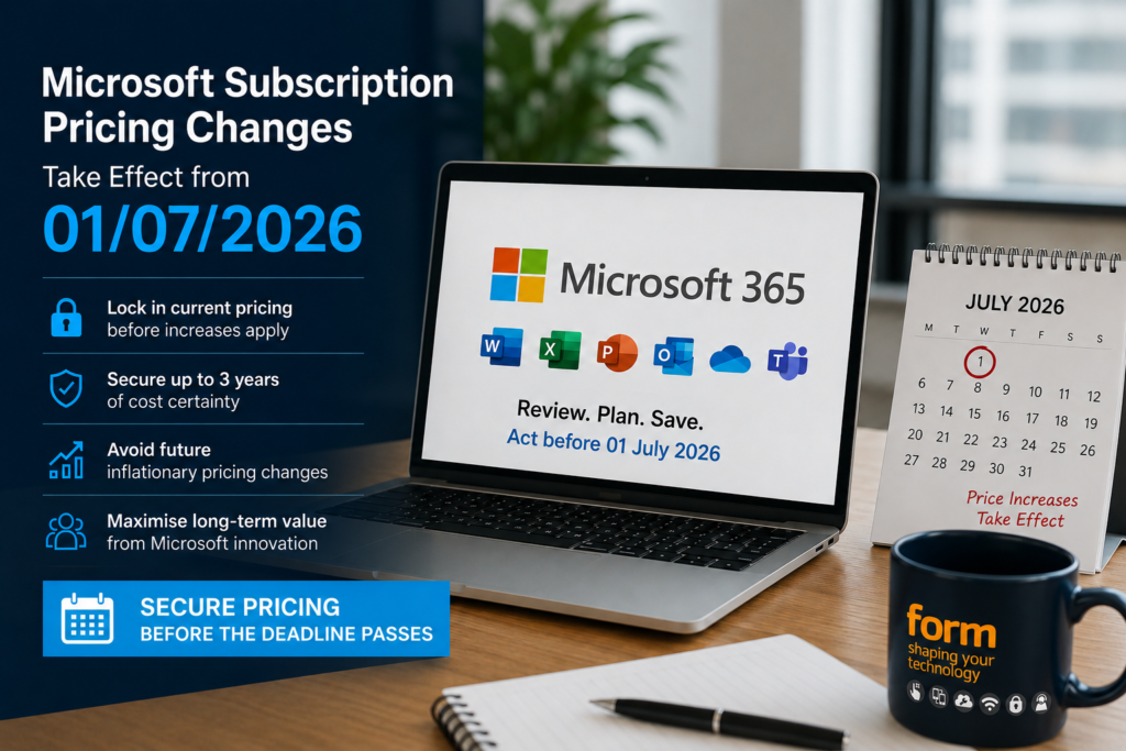 Microsoft 365 subscription pricing changes July 2026
